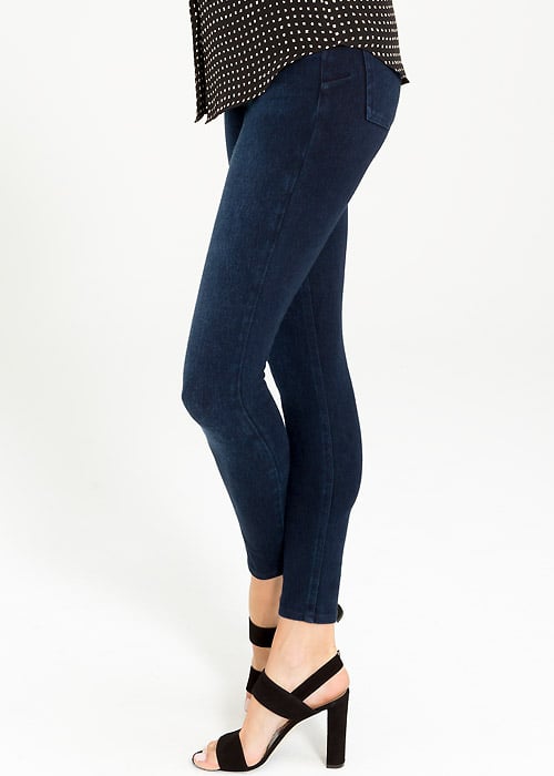 Spanx Cropped Indigo Leggings SideZoom 2