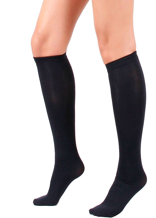 Silky 300 Denier Fleece Knee Highs SideZoom 2