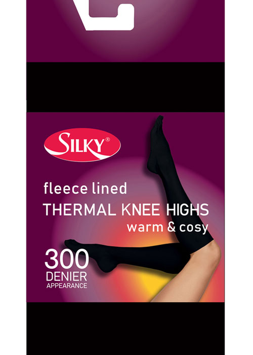 Silky 300 Denier Fleece Knee Highs image