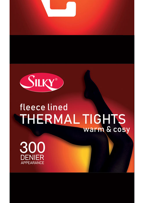 Silky 300 Denier Fleece Tights