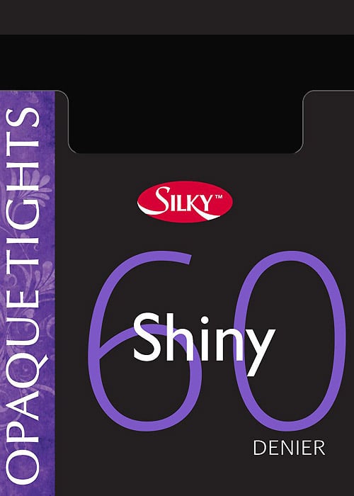 Silky 60 Denier Shiny Opaque Tights image