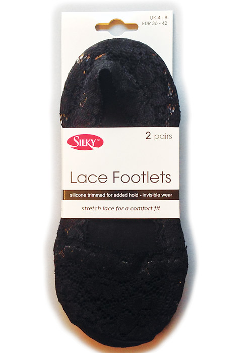 Silky Lace Footlet 2PP SideZoom 2