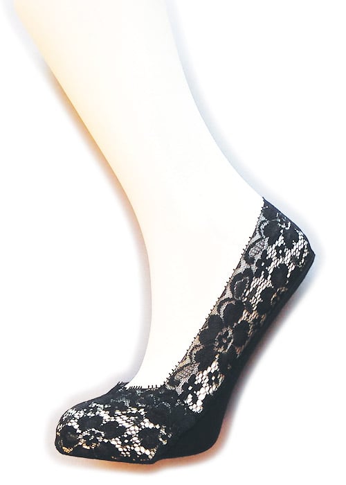 Silky Lace Footlet 2PP