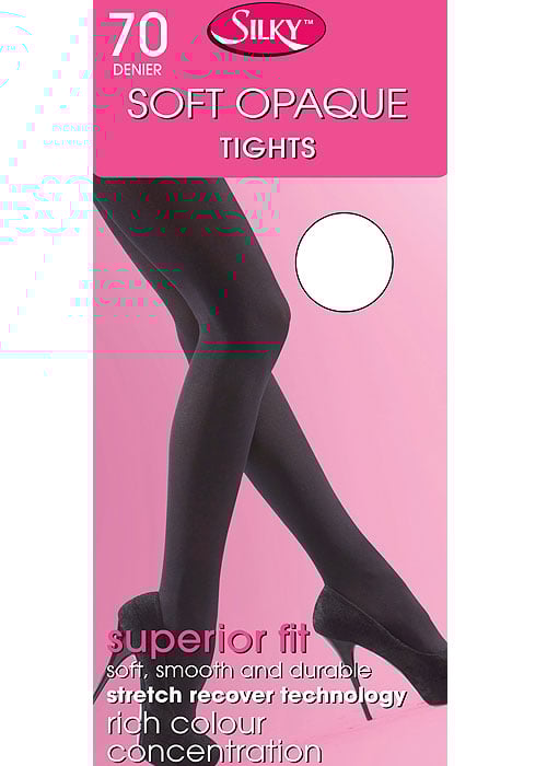 Silky Soft Opaque 70 Denier Tights