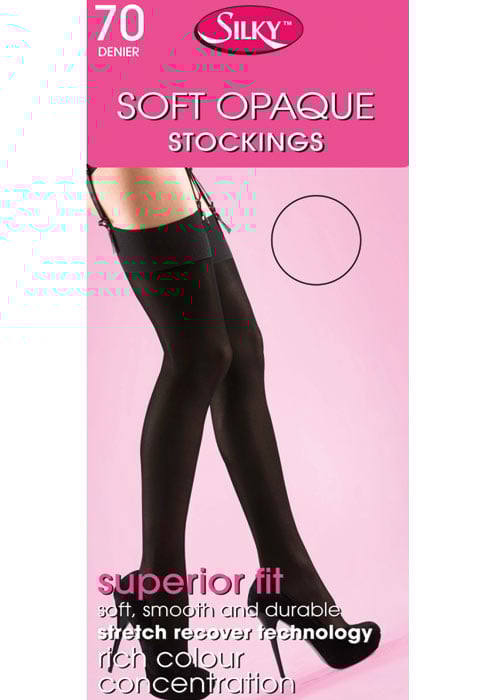 Silky Soft 70 Denier Opaque Stockings image