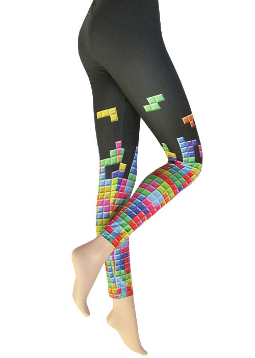 Silky Tetris Leggings image