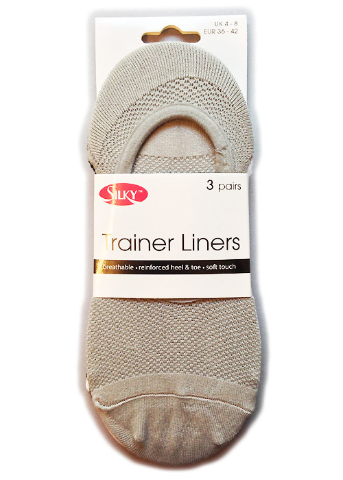 Silky Trainer Liners 3 Pair Pack BottomZoom 2