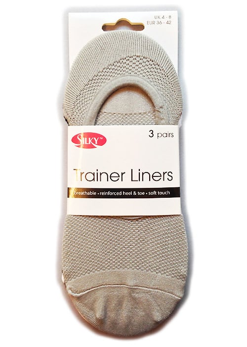 Silky Trainer Liners 3 Pair Pack SideZoom 2