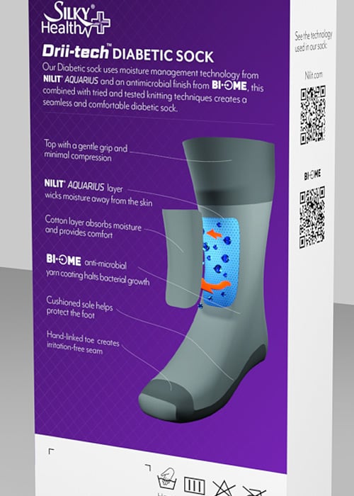 Silky Womens Diabetic Socks image