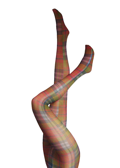 Silky Tattoo Sinclair Tartan Tights image