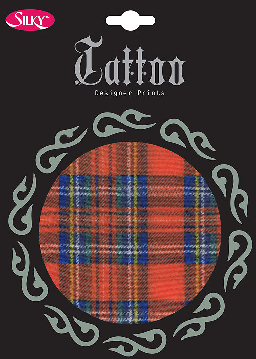 Silky Tattoo Caledonia Tartan Tights SideZoom 3