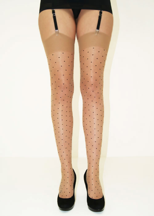 Tiffany Quinn Jive Dotty Seamed Stockings