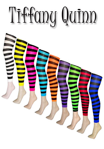 Tiffany Quinn Pixie Footless Striped Tights