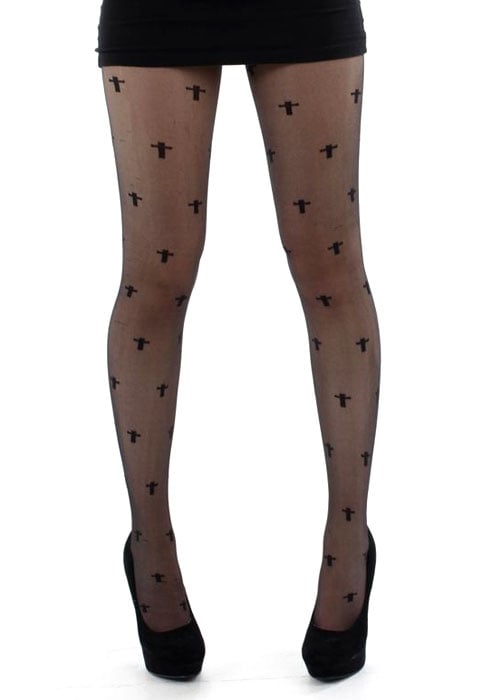 Tiffany Quinn Sheer Crosses Tights image