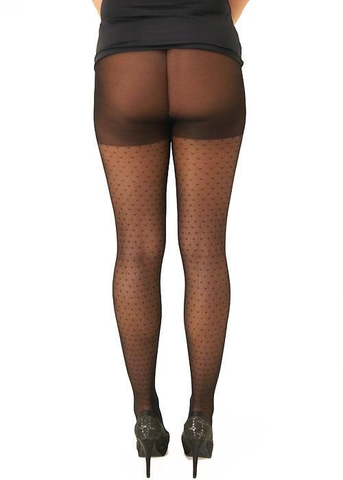 Tiffany Quinn Sheer Net Dot Tights image