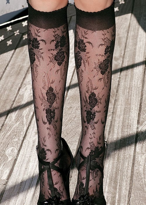 Trasparenze Peonies Knee Highs image