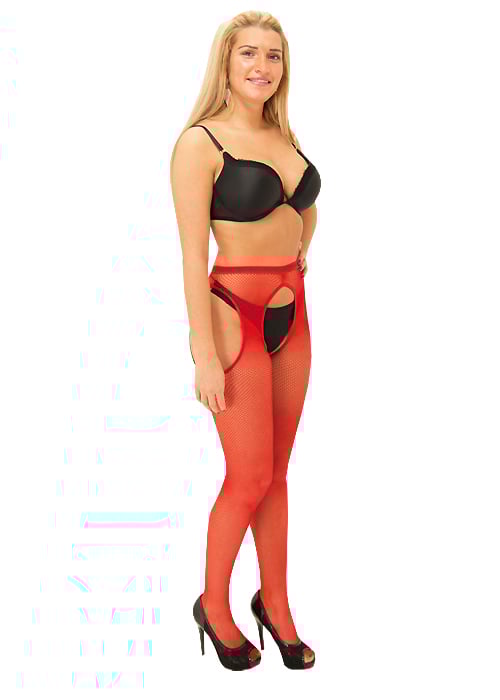 Trasparenze Abbie Fishnet Strip-Panty Tights SideZoom 3