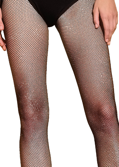 Trasparenze Gardenia Lurex Fishnet Tights image