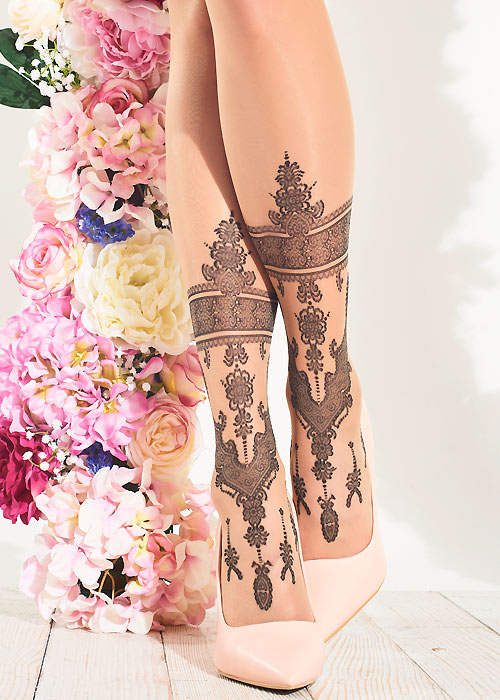 Trasparenze Hibiscus Tights image