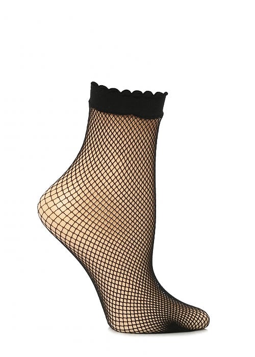 Trasparenze Idra Fishnet Ankle Highs