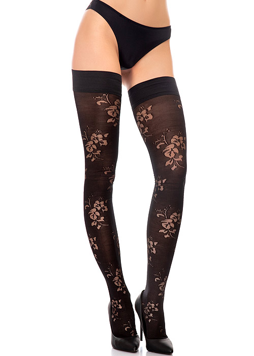 Trasparenze Rose Fashion Hold Ups SideZoom 2