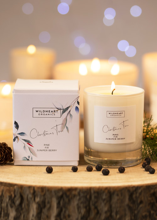 Wildheart Organics Christmas Tree Spa Candle Archived 