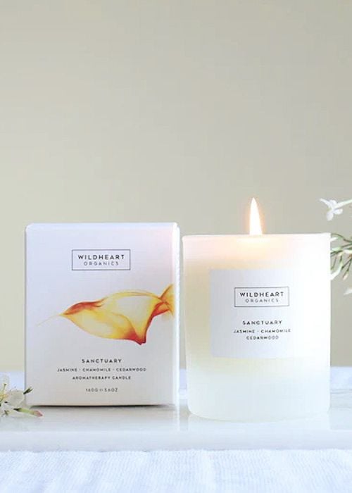 Wildheart Organics Sanctuary Spa Single Wick Candle