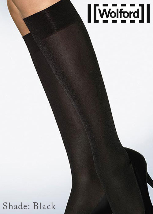Wolford Satin Opaque 50 Knee Highs SideZoom 2