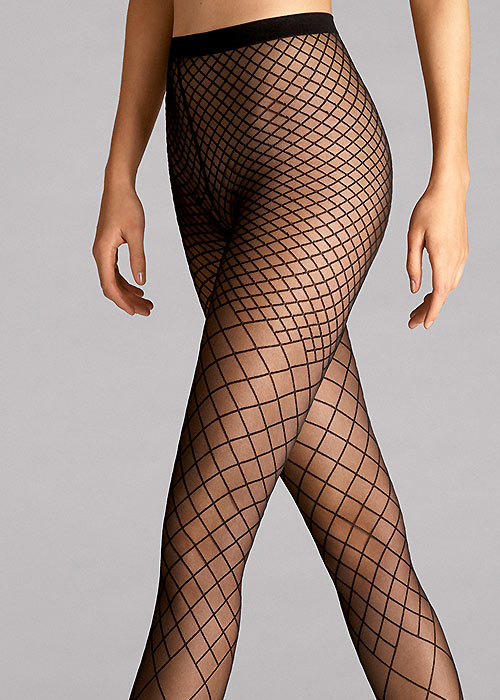 Wolford Karo Tights SideZoom 2