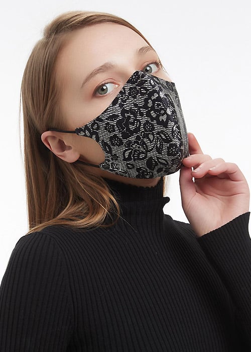 Wolford Lace Silk Face Mask image