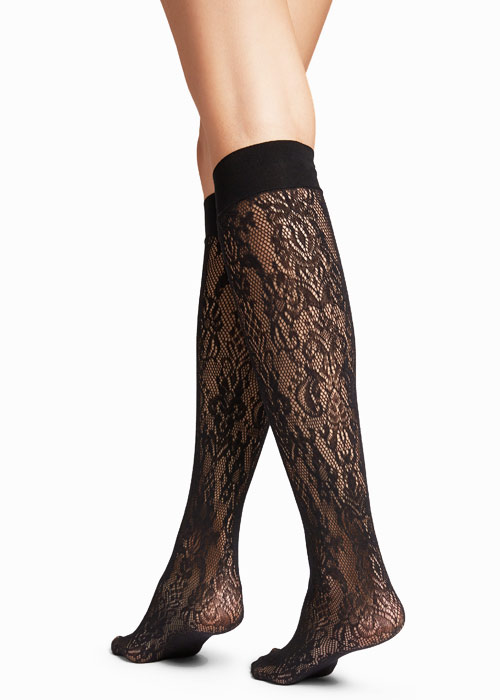 Wolford Phyllis Fashion Knee Highs SideZoom 2