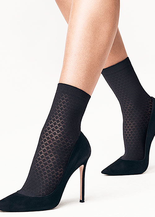 Wolford Rhomb Ankle Highs