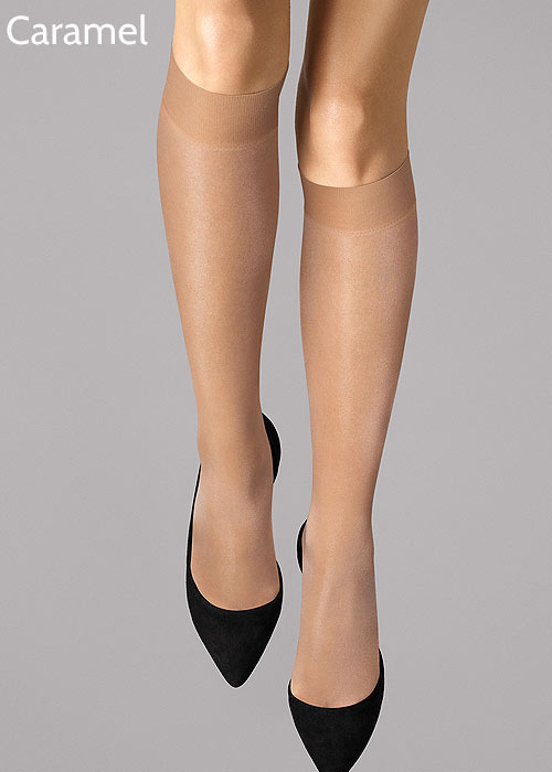 Wolford Satin Touch 20 Knee Highs BottomZoom 2