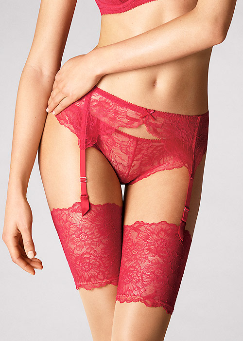 Wolford Stretch Lace Suspender Belt SideZoom 2