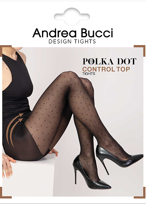 Andrea Bucci Polka Dot Tights SideZoom 3