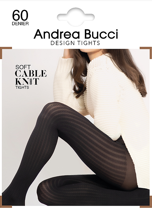 Andrea Bucci Soft Cable Knit Tights SideZoom 3