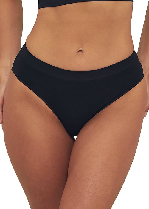 Ambra Bare Essentials Recycled Nylon High Cut Brief image