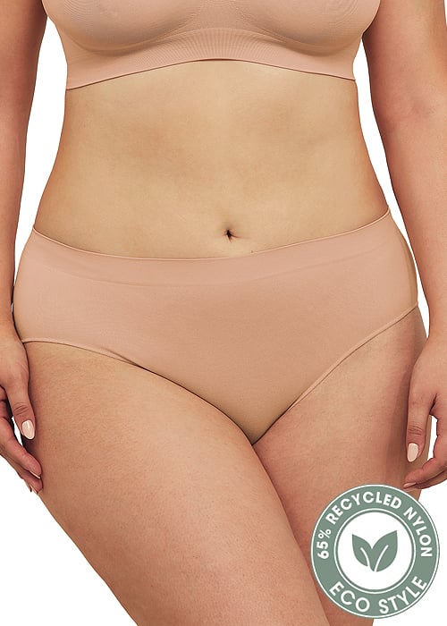 Ambra Bare Essentials Recycled Nylon High Cut Brief image