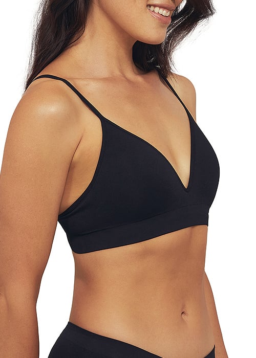 Ambra Bare Essentials Recycled Nylon Moulded Wirefree Bra SideZoom 2
