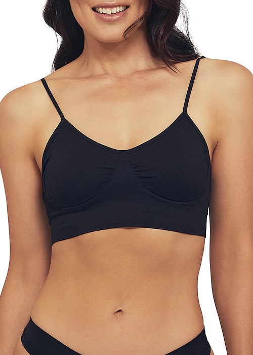 Ambra Bare Essentials Recycled Nylon Padded Wirefree Bra SideZoom 4