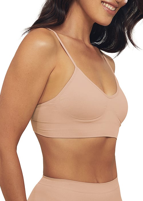 Ambra Bare Essentials Recycled Nylon Padded Wirefree Bra SideZoom 2