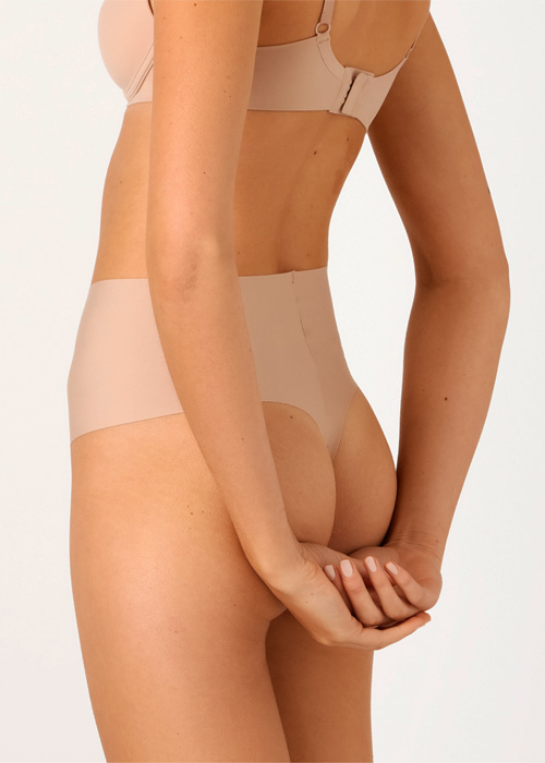 Ambra Laser Cut Hi Waisted G String image