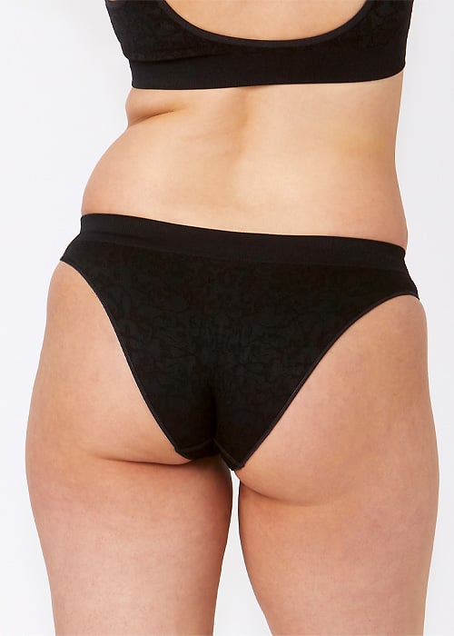 Ambra Recycled Nylon Lace Cheeky Bikini Brief image