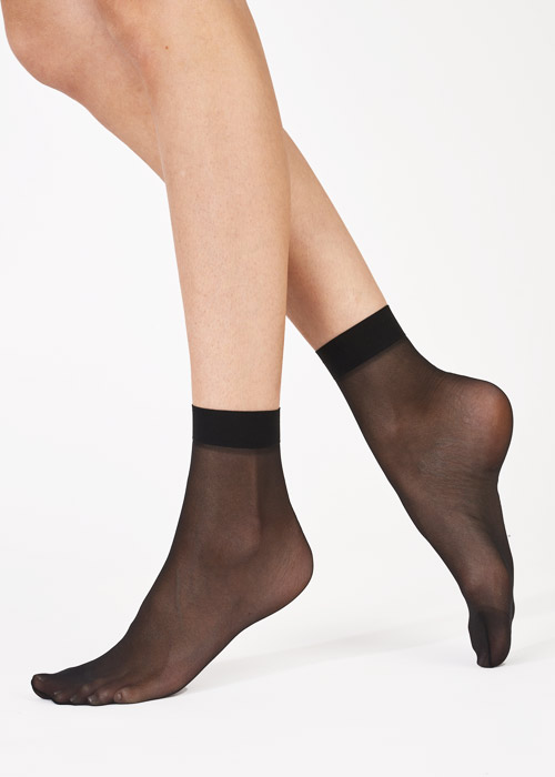Aristoc Ultimate 15 Denier Shine Ankle Highs SideZoom 2
