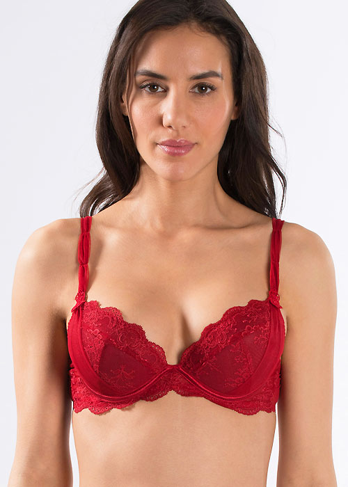 Aubade A L Amour Darling Rouge Plunge Bra BottomZoom 1