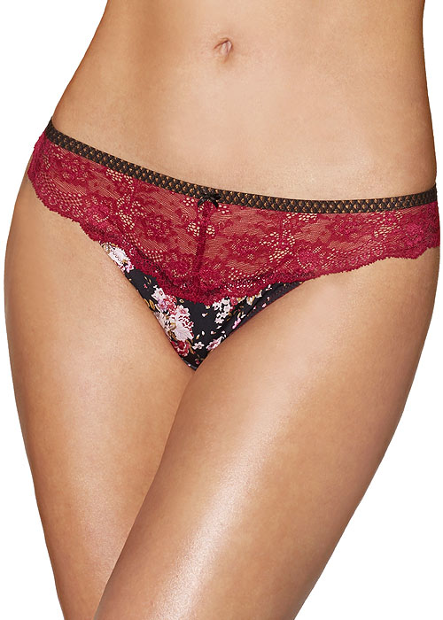 Aubade Fleurs De Plaisir Thong Brief image