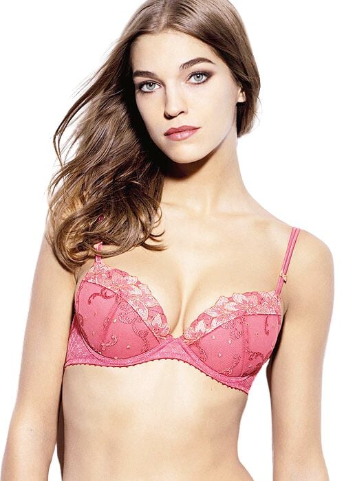 Aubade Wandering Love Pink Plunge Bra image