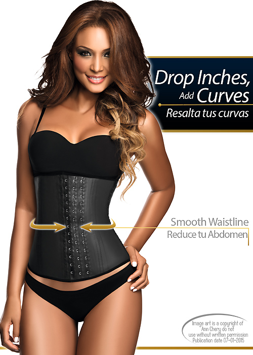 Ann Chery Clasica 3 Hook Latex Girdle image