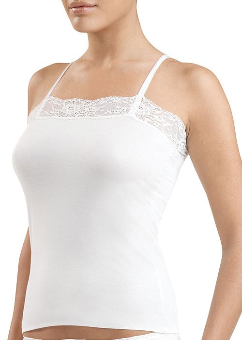 Blackspade Comfort Classic Lace Spaghetti Singlet