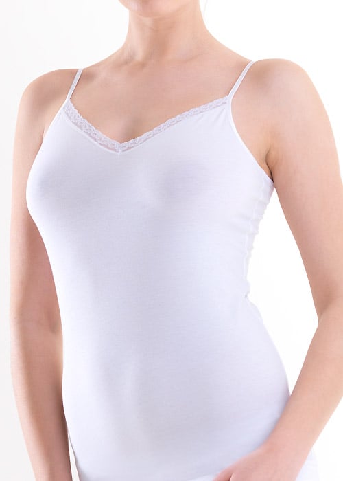 Blackspade Aura Lace V Neck Spaghetti Singlet image